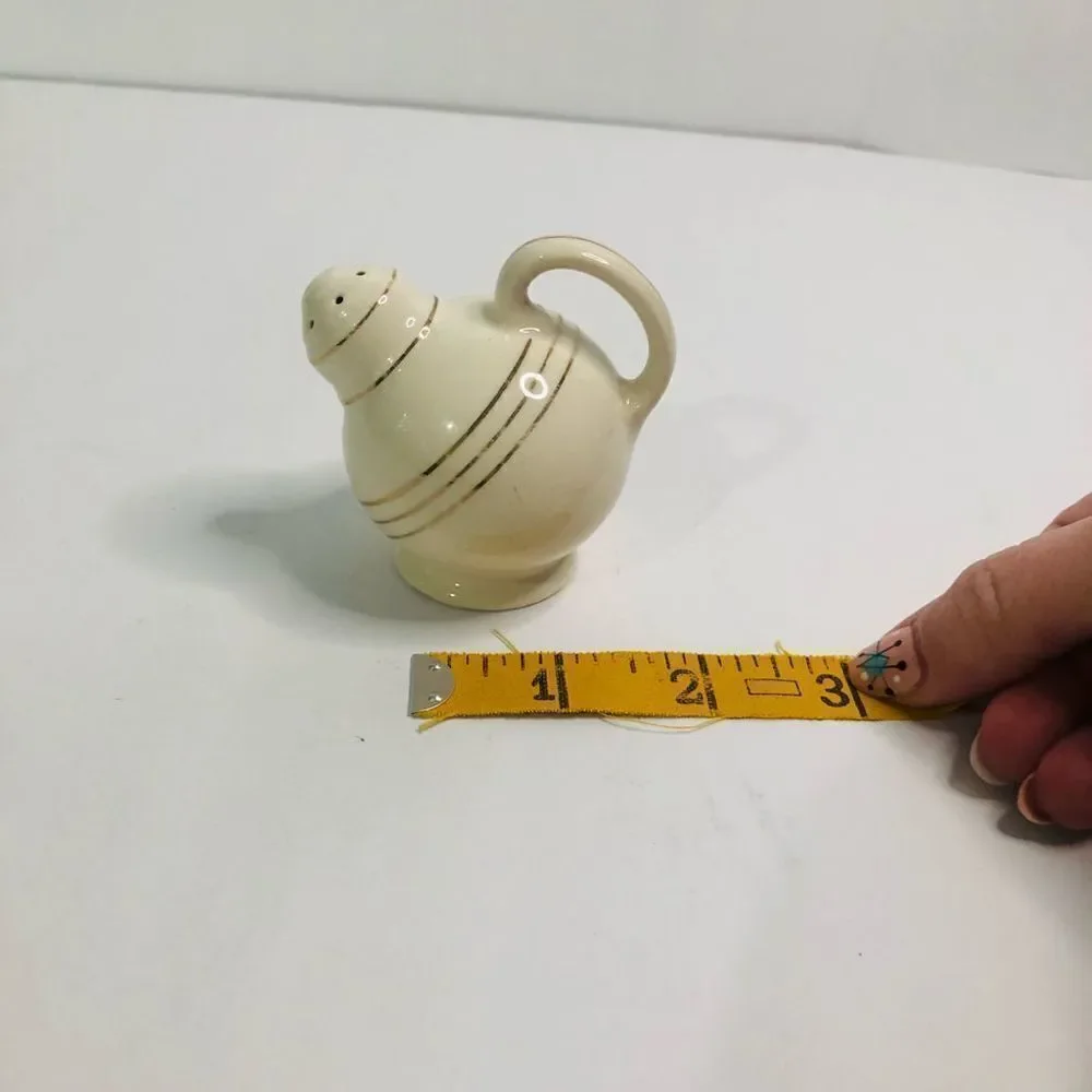 Vintage‎ white and gold hand painted replacement shaker